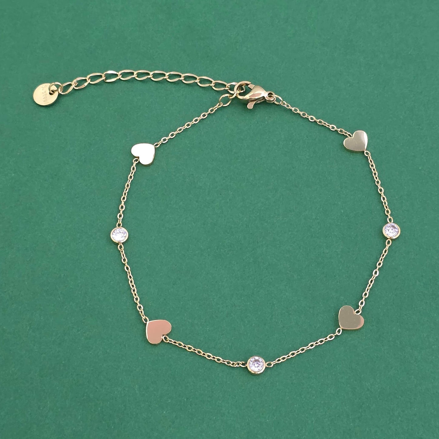 Western Anti‑Tarnish Anklet – Trendy Modern Fashion Jewellery