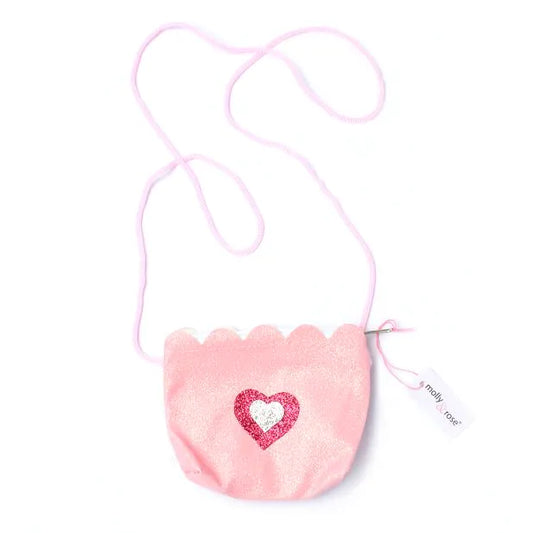 Molly and Rose Glitter bag with long cord