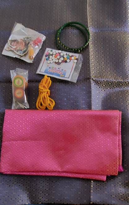 Sumangali Set – 11 packs| Brocade & Silk Cotton Blouse Bits