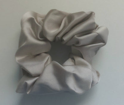Satin Silk Hair Scrunchies for Girls & Women – Handmade Soft Elastic Hair Ties