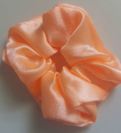 Satin Silk Hair Scrunchies for Girls & Women – Handmade Soft Elastic Hair Ties