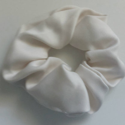 Satin Silk Hair Scrunchies for Girls & Women – Handmade Soft Elastic Hair Ties
