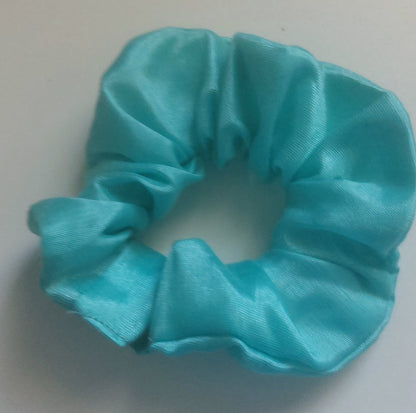 Satin Silk Hair Scrunchies for Girls & Women – Handmade Soft Elastic Hair Ties