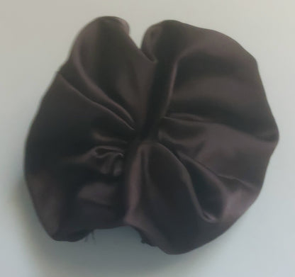 Satin Silk Hair Scrunchies for Girls & Women – Handmade Soft Elastic Hair Ties
