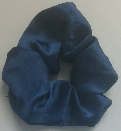 Satin Silk Hair Scrunchies for Girls & Women – Handmade Soft Elastic Hair Ties