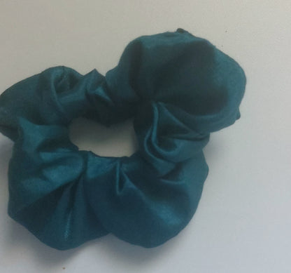 Satin Silk Hair Scrunchies for Girls & Women – Handmade Soft Elastic Hair Ties