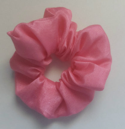 Satin Silk Hair Scrunchies for Girls & Women – Handmade Soft Elastic Hair Ties