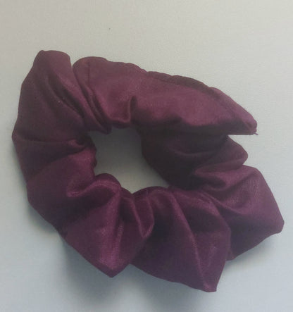 Satin Silk Hair Scrunchies for Girls & Women – Handmade Soft Elastic Hair Ties