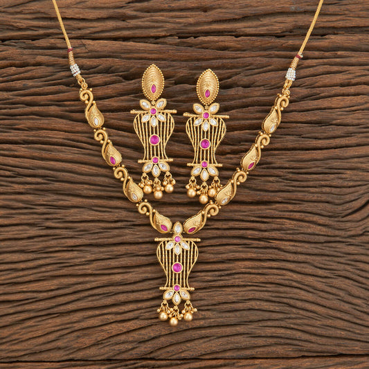 Antique Classic Necklace – Matte Gold Plated