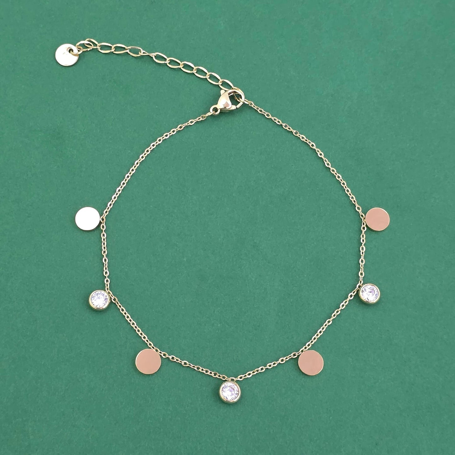 Western Anti‑Tarnish Anklet – Stylish Modern Fashion Jewellery