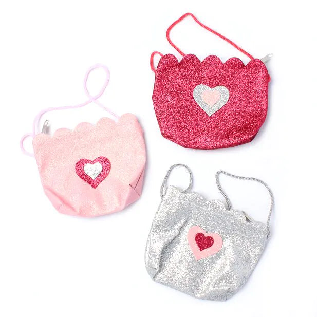 Molly and Rose Glitter bag with long cord
