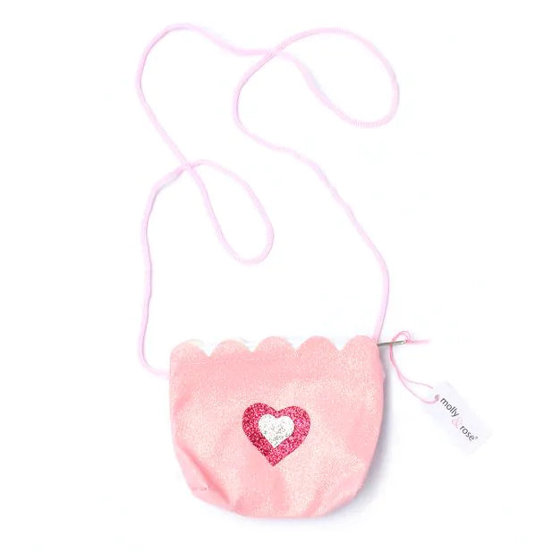Molly and Rose Glitter bag with long cord