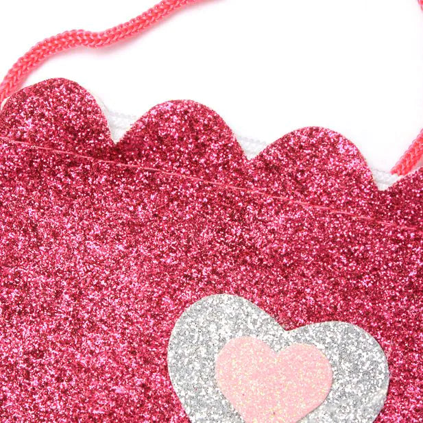 Molly and Rose Glitter bag with long cord