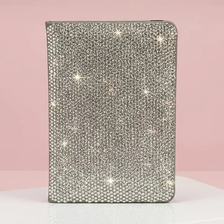 Luxe Crystal Travel Passport Holder Wallet – Sparkly Travel Accessory for Women
