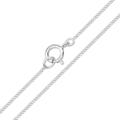 925 Sterling Silver Fine Chain – 45cm, 0.6mm (E‑Coated)