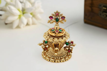 Antique Sindoor Box Ethnic Pooja Gift Item