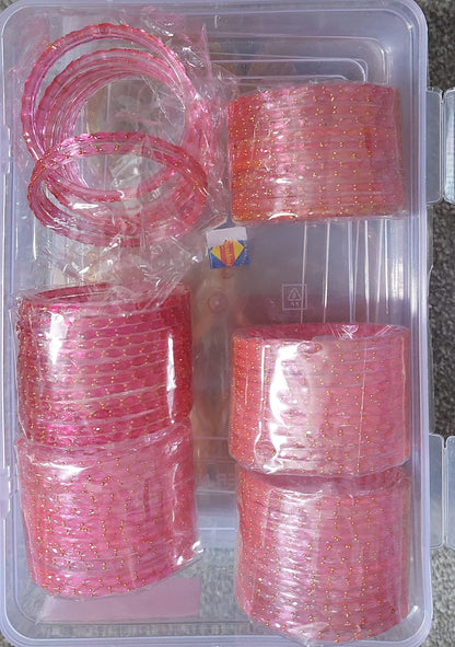Indian Raindrop Glass Bangles(12 pieces)