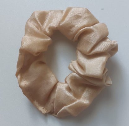 Satin Silk Hair Scrunchies for Girls & Women – Handmade Soft Elastic Hair Ties