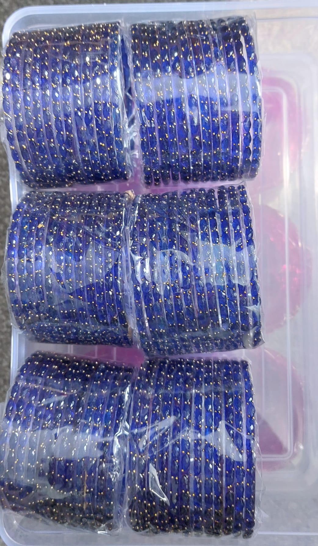 Indian Raindrop Glass Bangles(12 pieces)