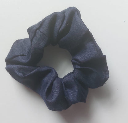 Satin Silk Hair Scrunchies for Girls & Women – Handmade Soft Elastic Hair Ties