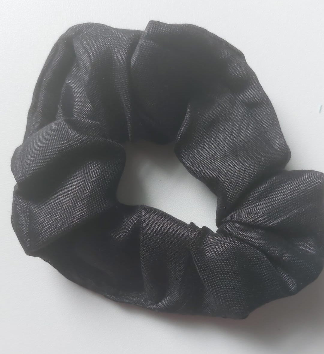 Satin Silk Hair Scrunchies for Girls & Women – Handmade Soft Elastic Hair Ties