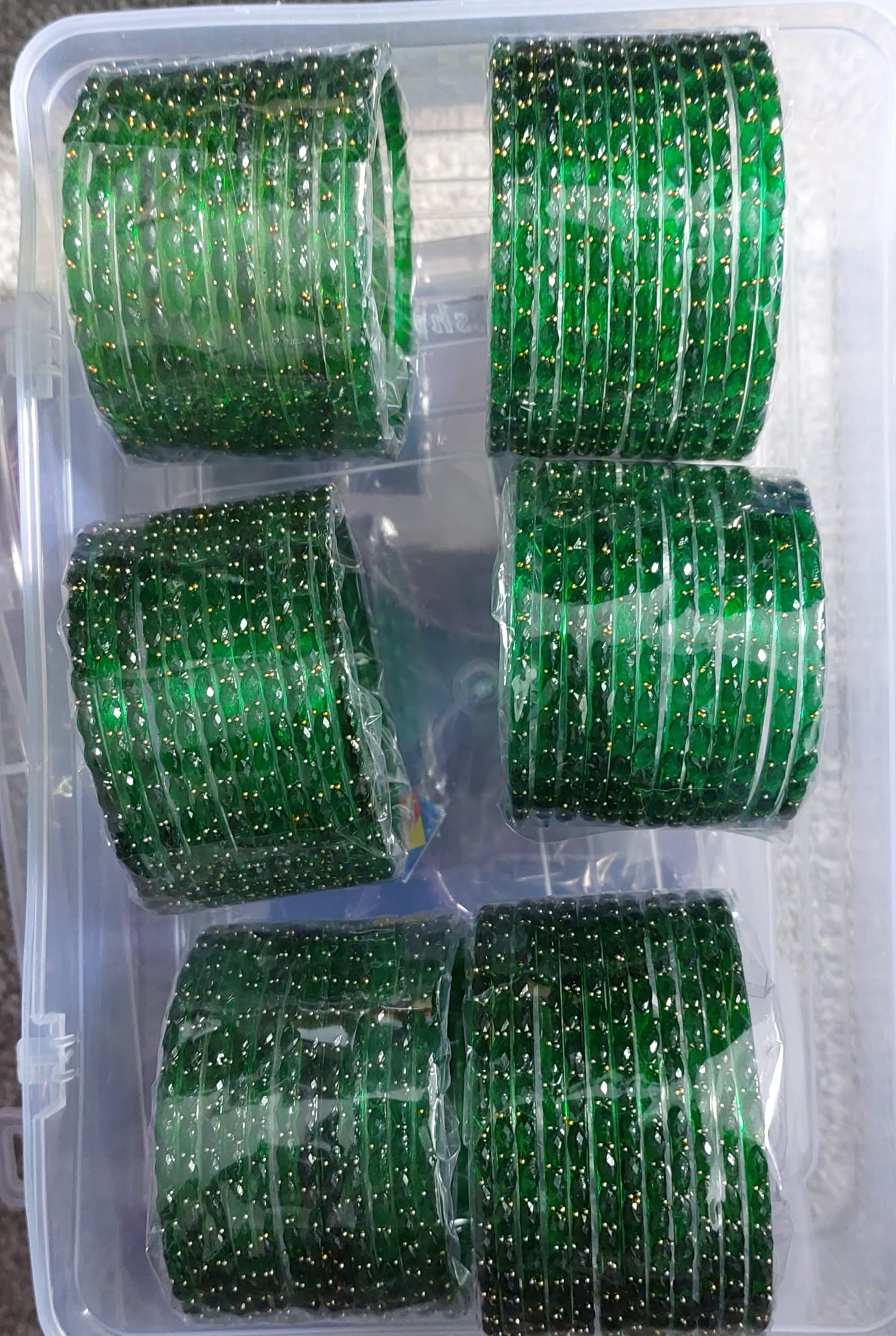 Indian Raindrop Glass Bangles(12 pieces)