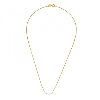 Gold‑Plated 925 Sterling Silver Curb Chain – 41cm